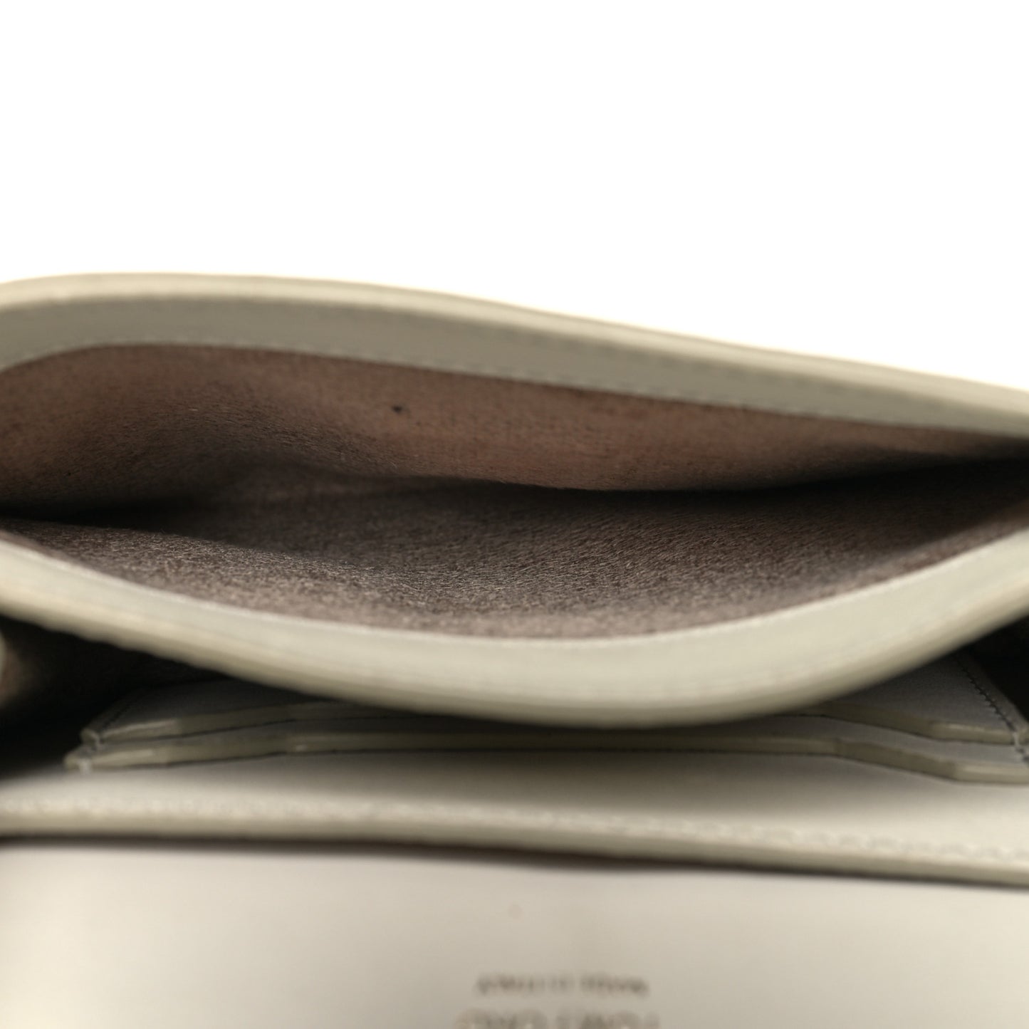 Calfskin Icon Disco Bag White
