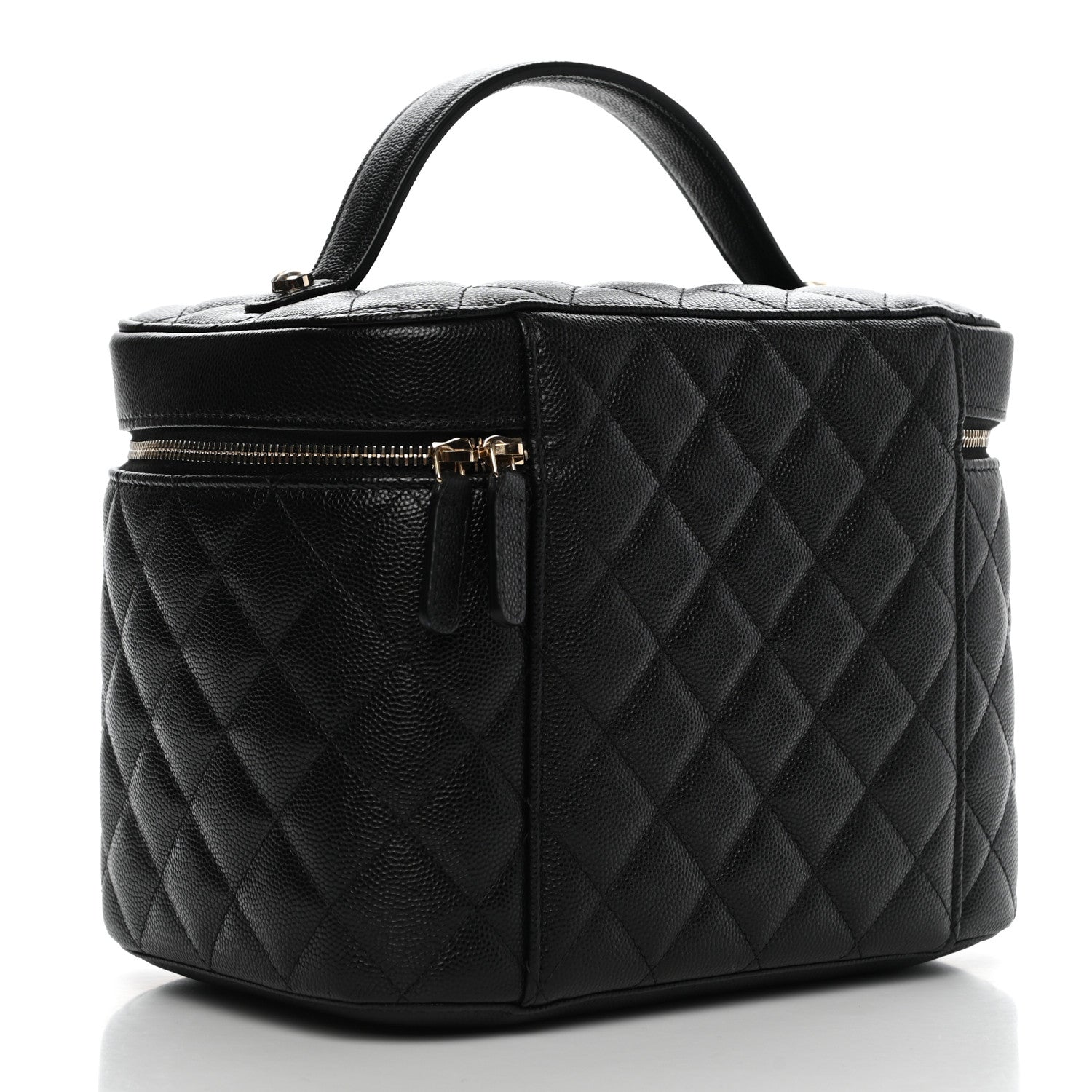 Chanel Caviar Quilted Large Vanity Pouch Black 4 of 9