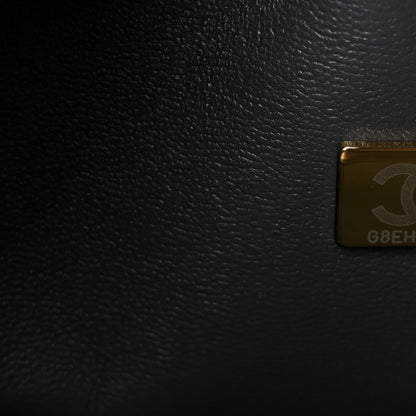 Chanel Caviar Quilted Jumbo Double Flap Dark Grey 8 of 11