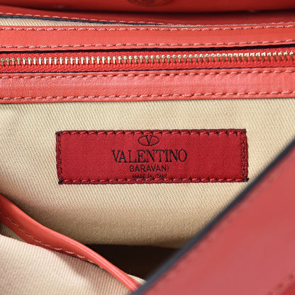 Valentino Garavani Nappa Large Aphrodite Bow Satchel Coral 6 of 9