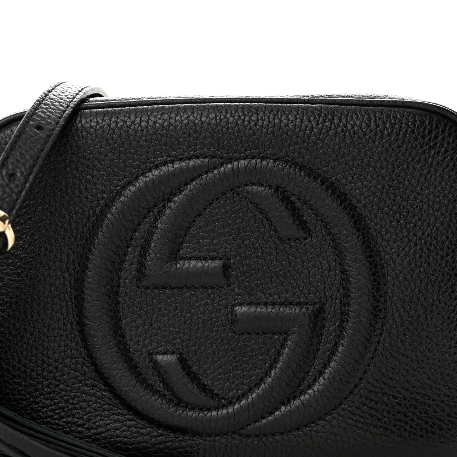 Gucci Pebbled Calfskin Small Soho Disco Bag Black 8 of 10