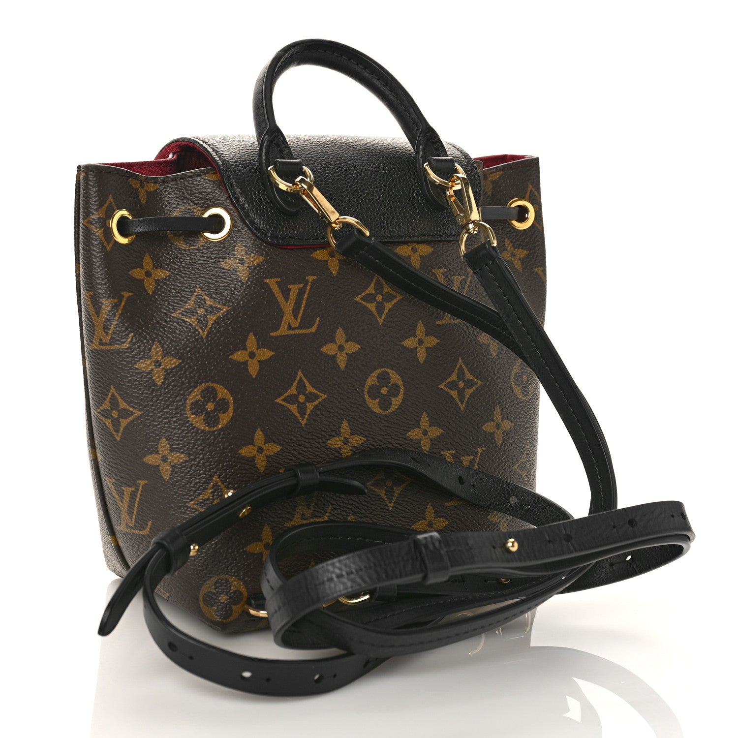 Louis Vuitton Monogram BB Montsouris NM Backpack Black 3 of 12