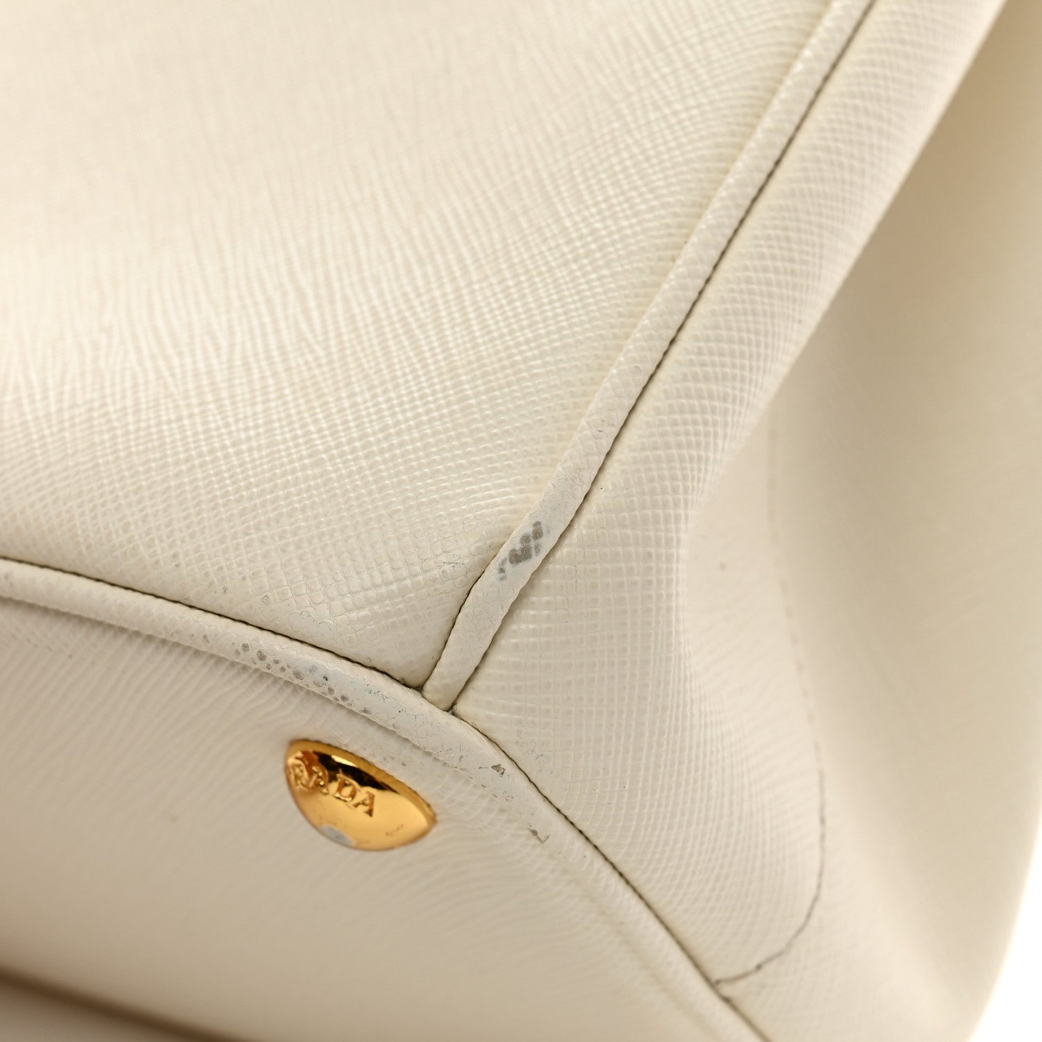 Prada Saffiano Lux Small Galleria Double Zip Tote White 10 of 16