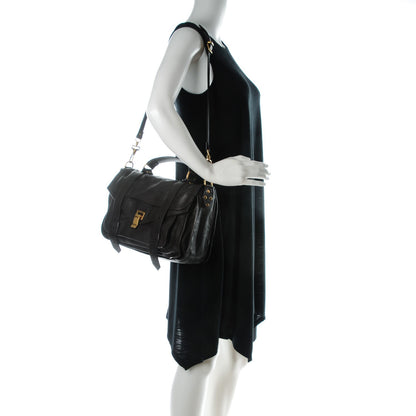 Proenza Schouler Lambskin Medium PS1 Satchel Dark Chocolate 2 of 8