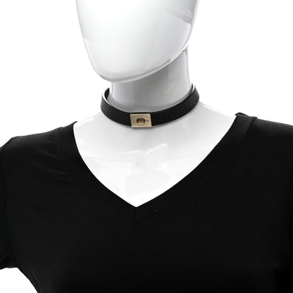 Chanel Lambskin CC Choker Necklace Black 2 of 4