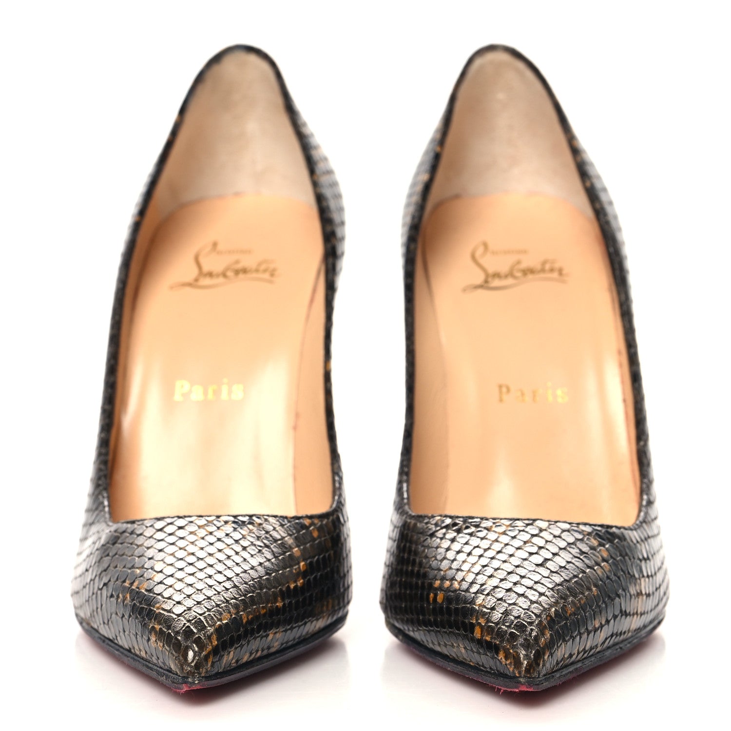 Christian Louboutin Calf Amazonia So Kate 100 Pumps 36.5 Dark Brown 3 of 9