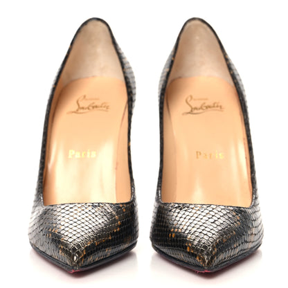 Christian Louboutin Calf Amazonia So Kate 100 Pumps 36.5 Dark Brown 3 of 9