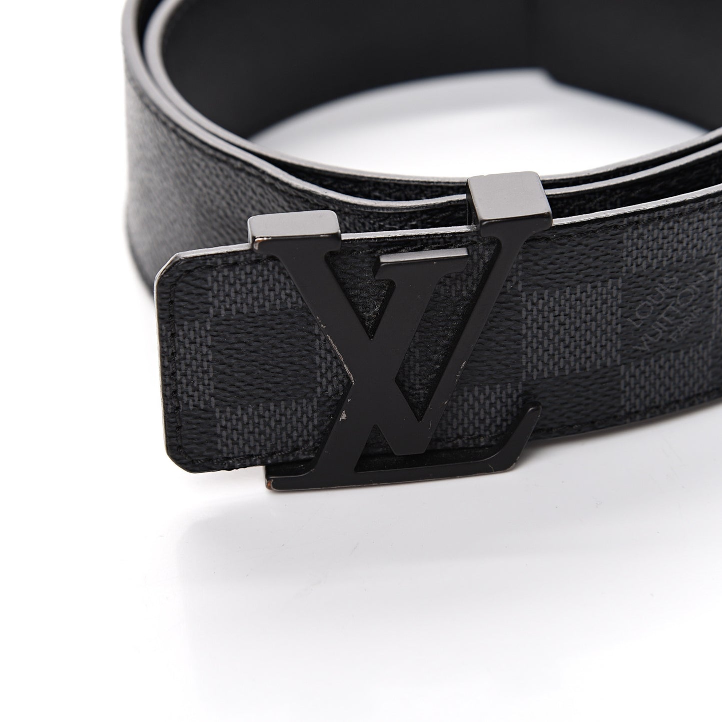 Damier Graphite 40mm LV Initiales Belt 90 36