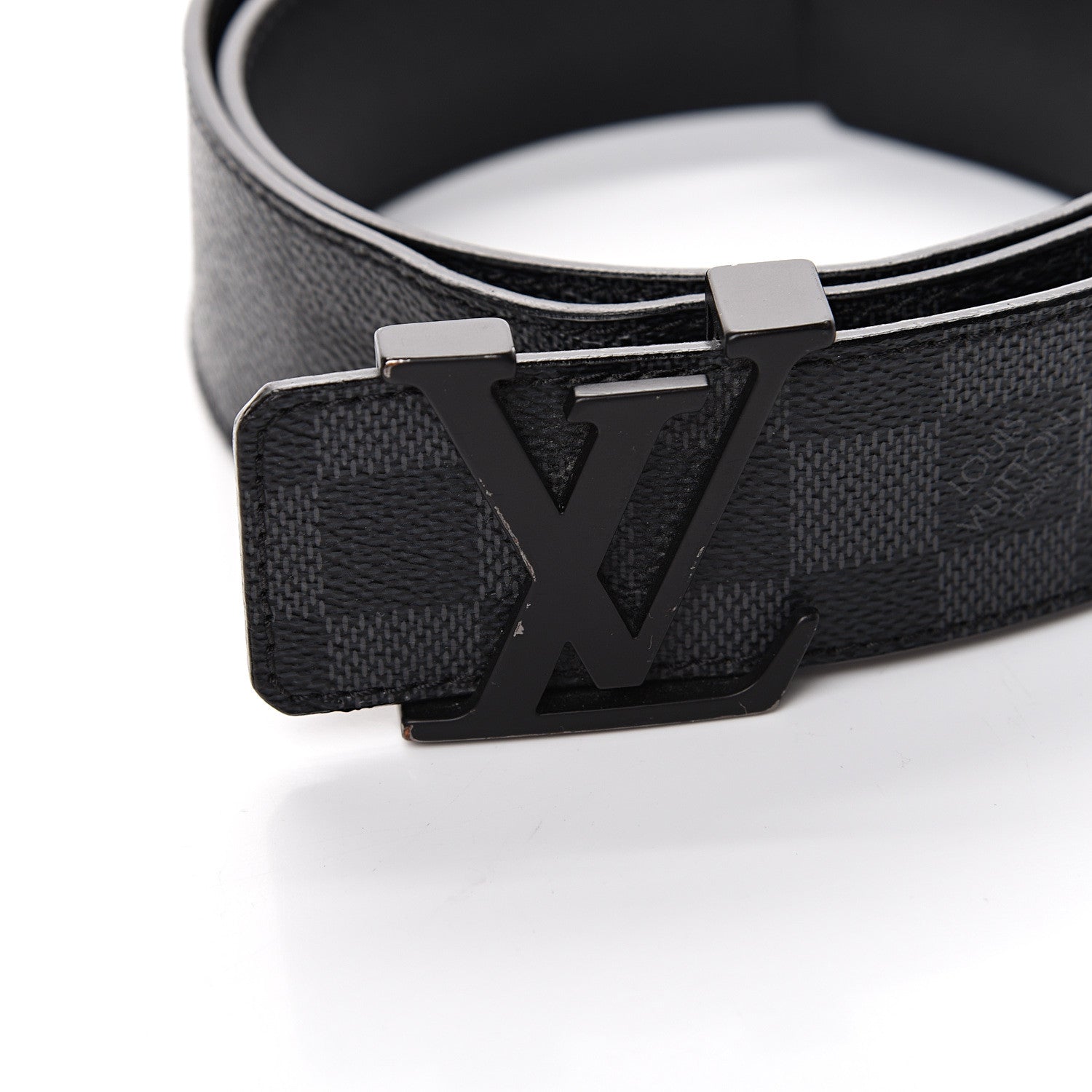 Louis Vuitton Damier Graphite 40mm LV Initiales Belt 90 36 10 of 11