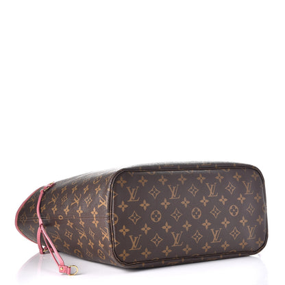 Louis Vuitton Monogram Articles de Voyage Ikat Neverfull MM Rose Velours 4 of 7