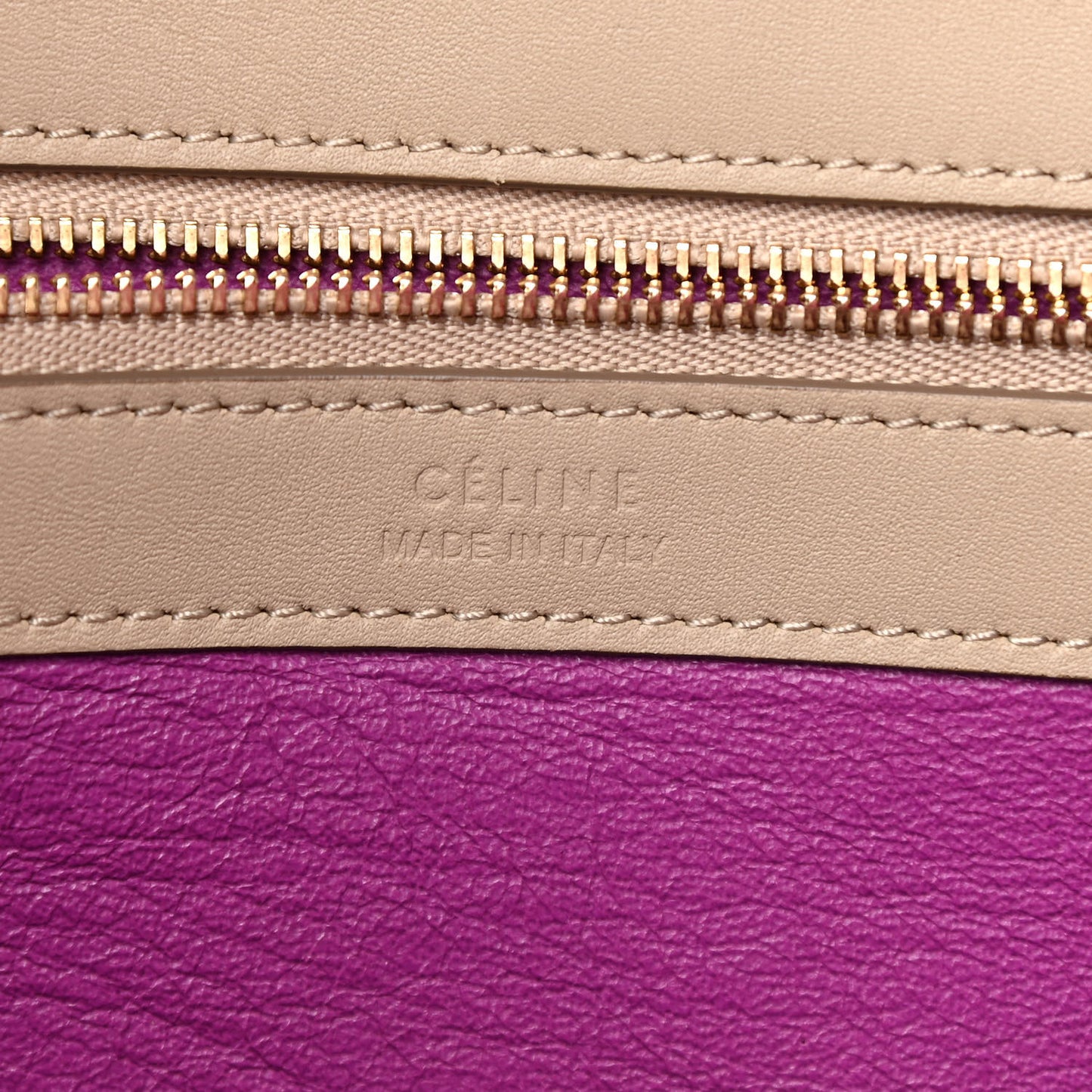 Smooth Calfskin Small Belt Cabas Phantom Beige