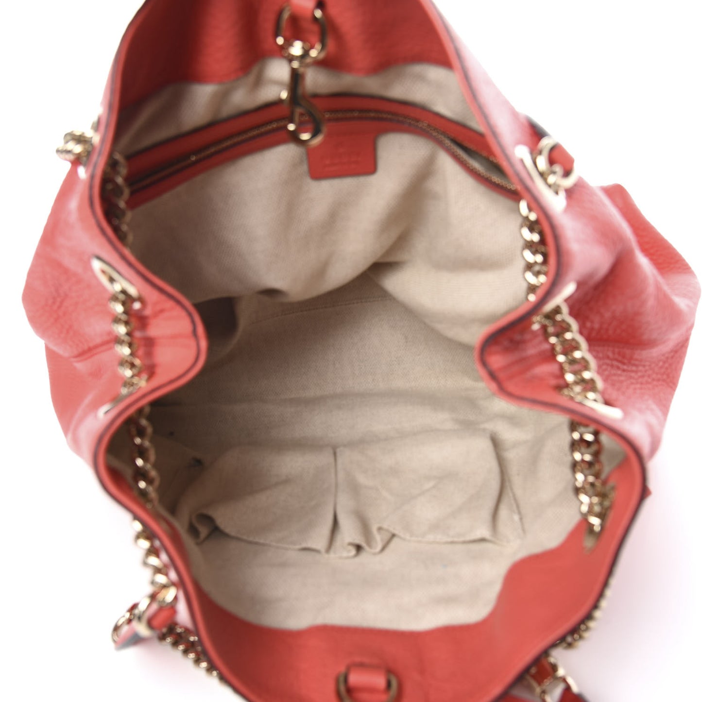 Pebbled Calfskin Medium Soho Chain Shoulder Bag Begonia Pink