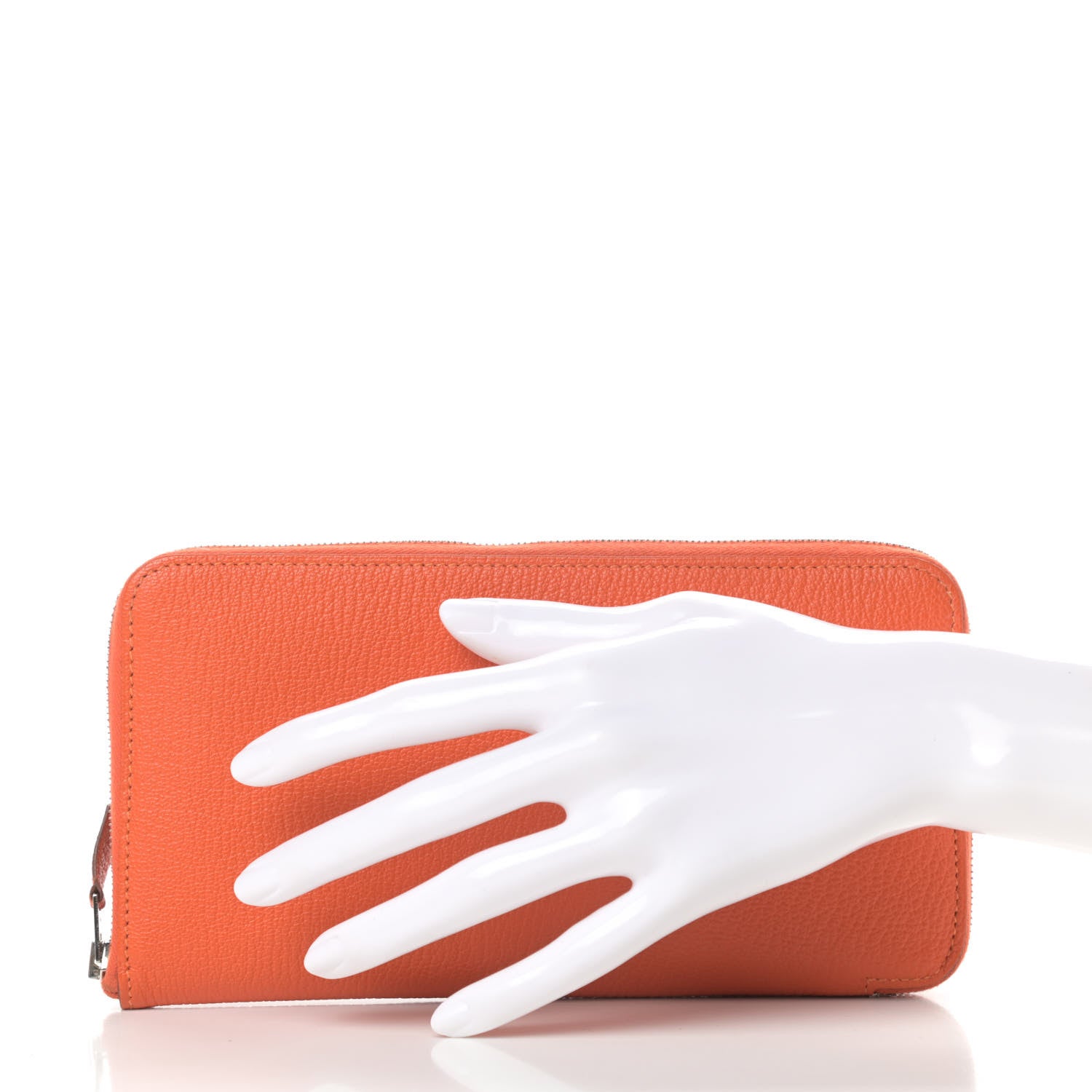 Hermes Chevre Mysore Azap Wallet Feu 2 of 9