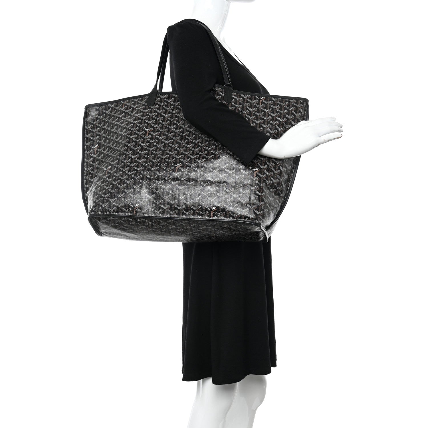 Goyard Goyardine Reversible Anjou GM Black 2 of 19