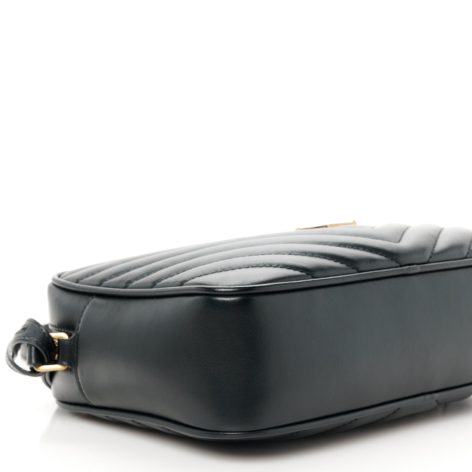 Saint Laurent Calfskin Matelasse Monogram Lou Camera Bag Black 9 of 10