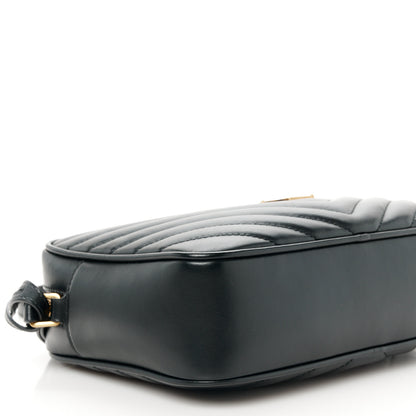 Saint Laurent Calfskin Matelasse Monogram Lou Camera Bag Black 9 of 10