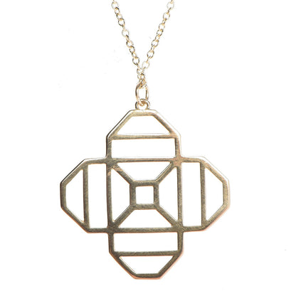 Tiffany 18K Yellow Gold Paloma Picasso Octagon Pendant Necklace 5 of 8