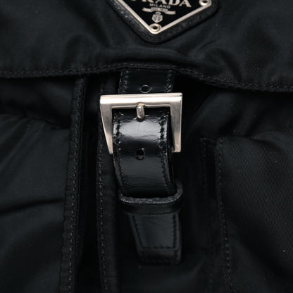 Prada Nylon Vela Medium Backpack Black 6 of 7