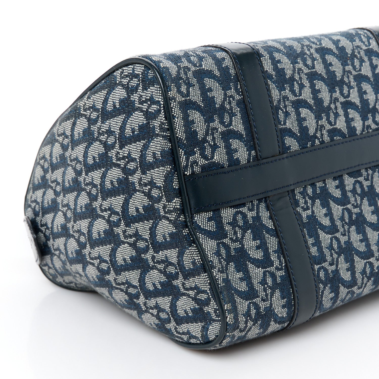 Christian Dior Monogram Boston Navy Blue 9 of 10