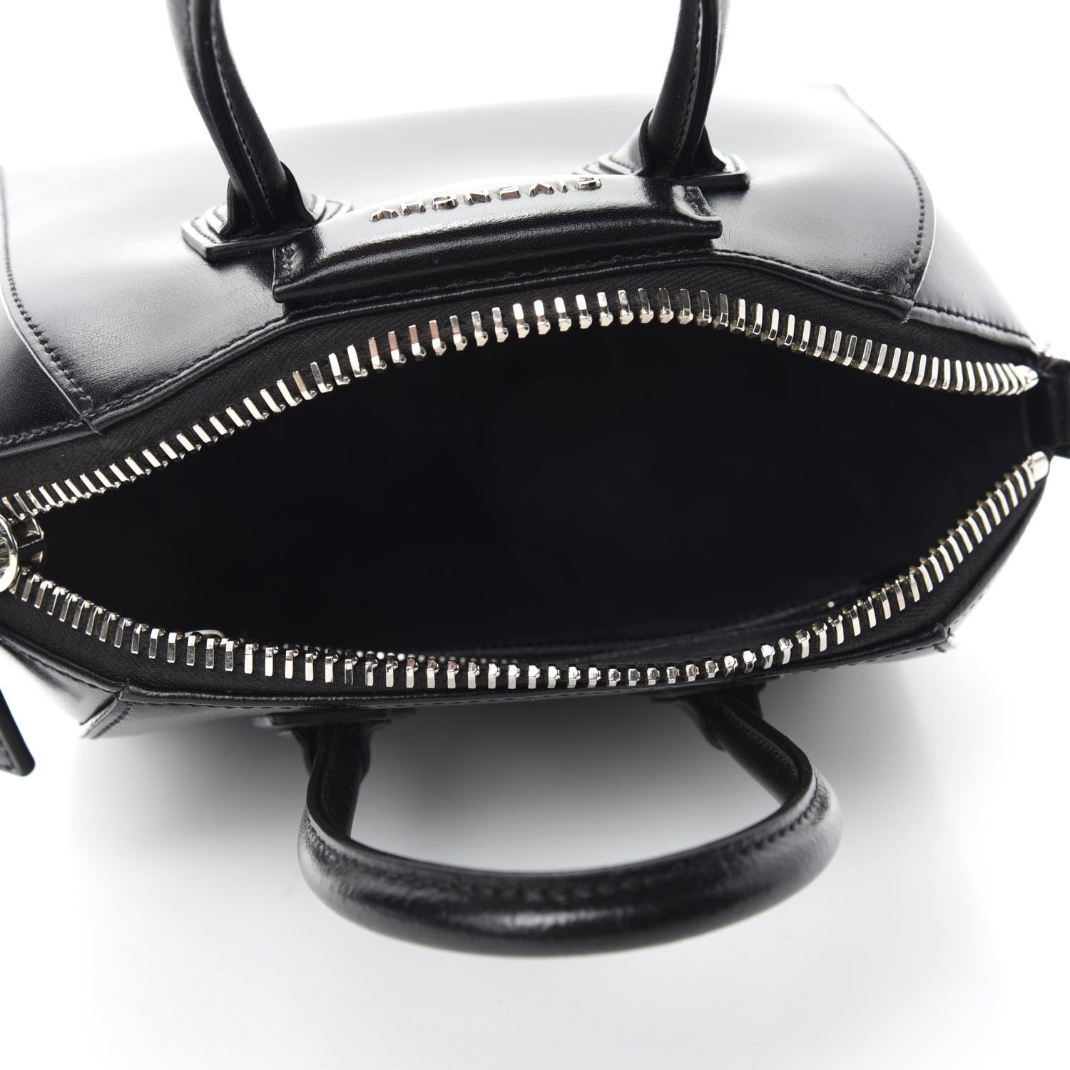 Givenchy Shiny Lord Calfskin Mini Antigona Black 5 of 14