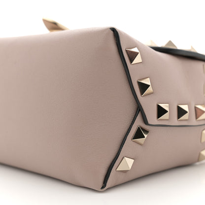 Valentino Garavani Calfskin Mini Rockstud Crossbody Bag Poudre 9 of 10