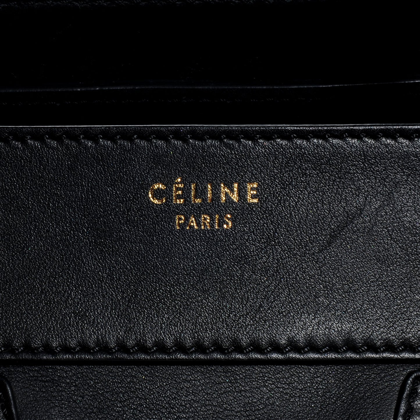 Smooth Calfskin Mini Luggage Black