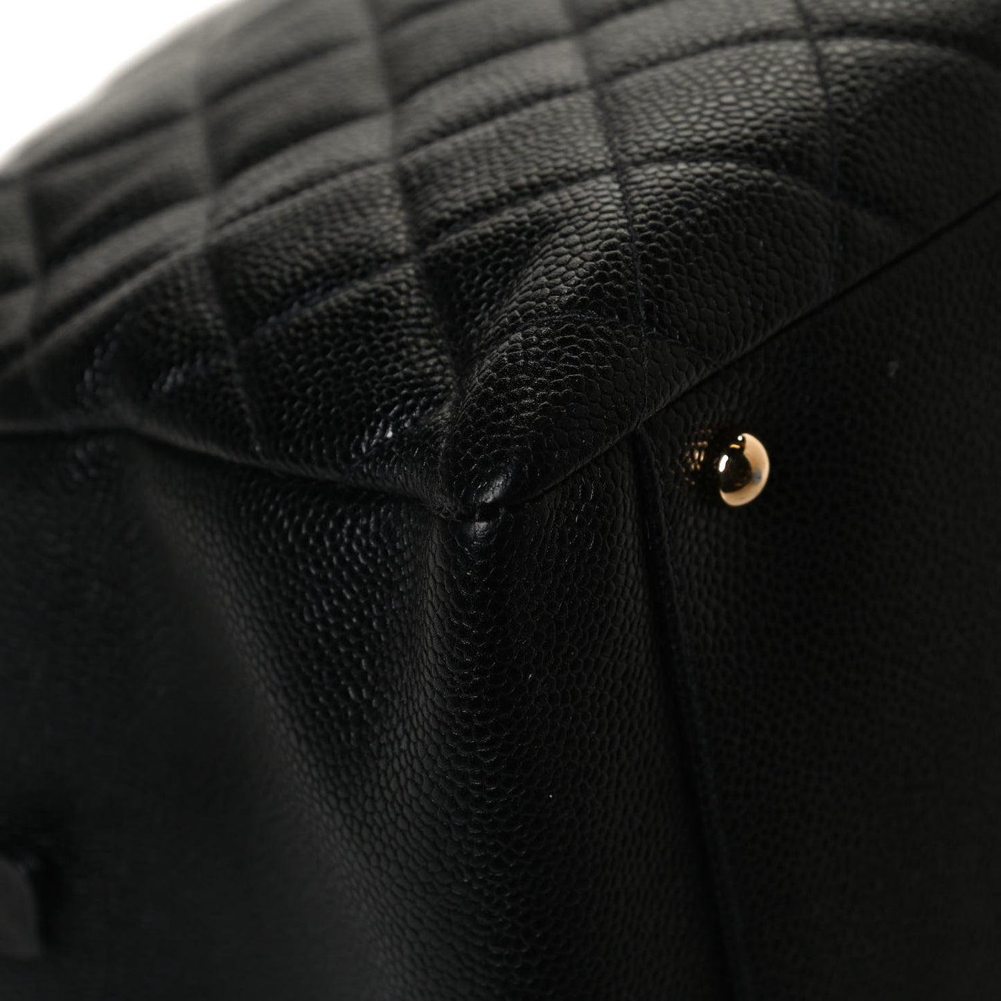 Caviar Quilted Grand Timeless Tote GTT Black
