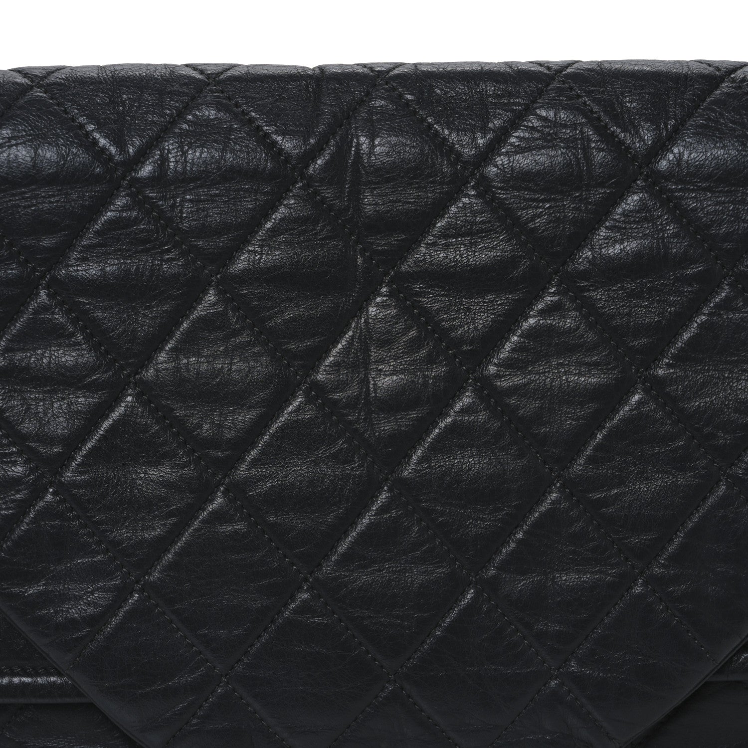 Chanel Lambskin Quilted Padded Envelope Flap Black 8 of 11