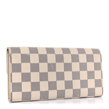 Louis Vuitton Damier Azur Emilie Wallet 3 of 17