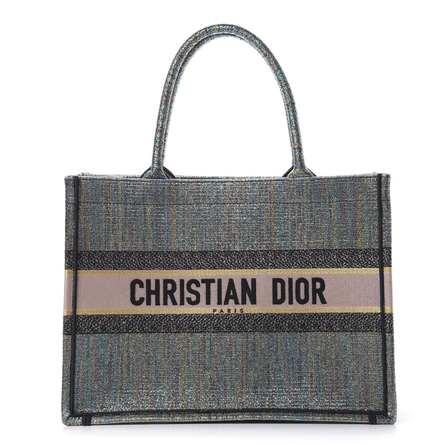 Metallic Toile Medium Middle East Rose Gold Book Tote