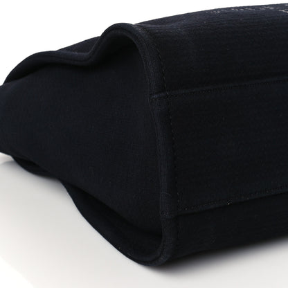 Chanel Canvas Small Deauville Tote Black 10 of 12