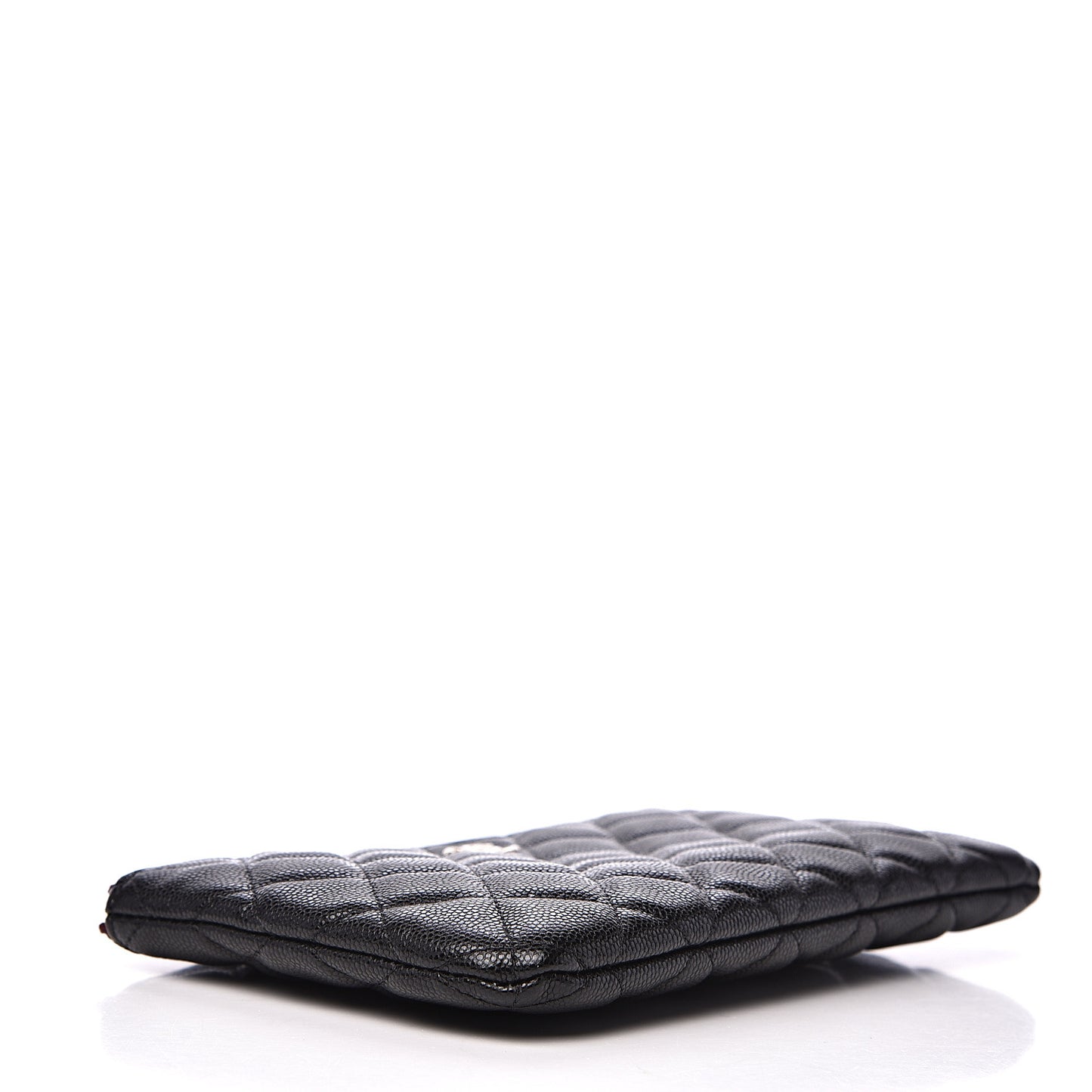 Caviar Quilted Small Pouch Black