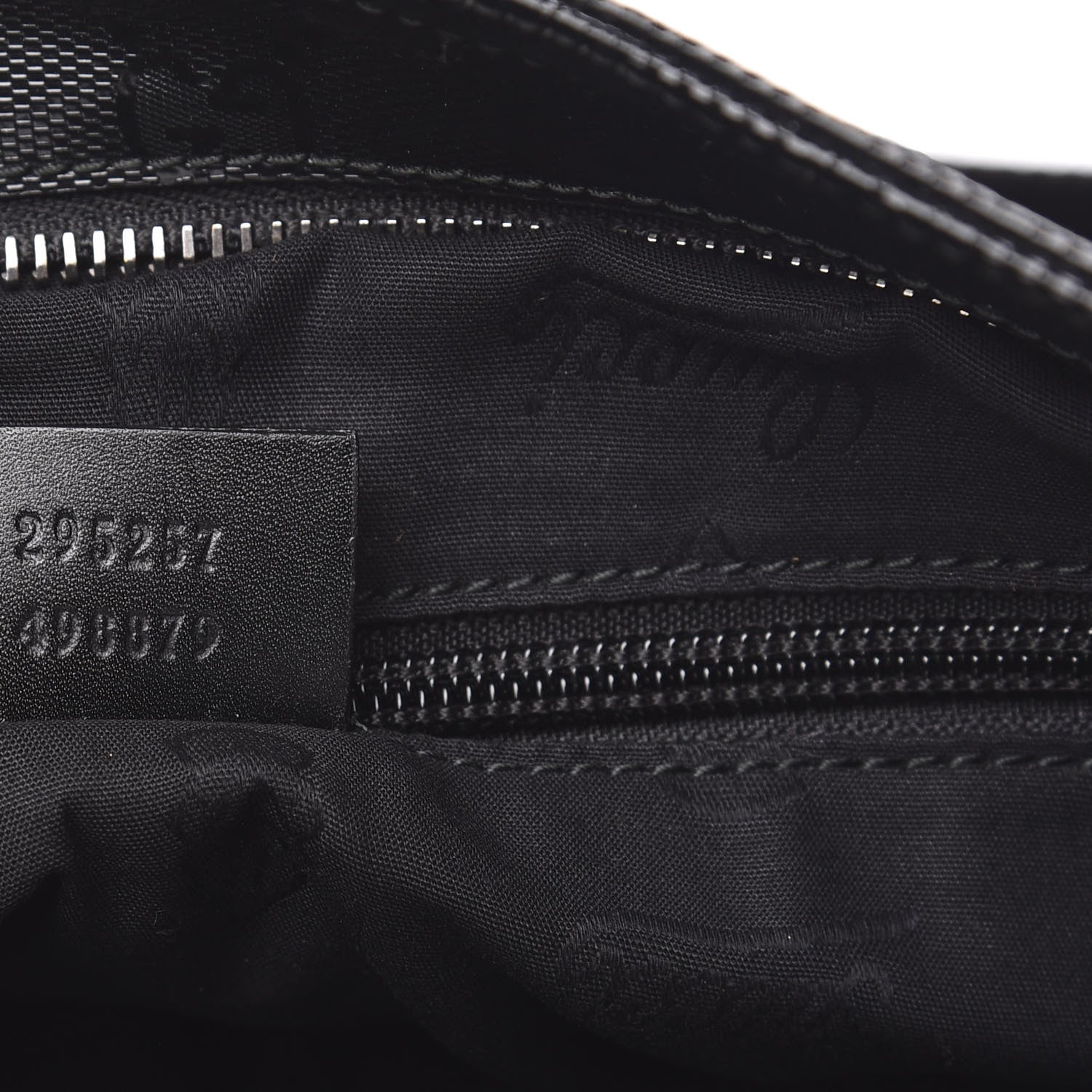 Gucci Imprime Monogram Small Flat Messenger Bag Black 7 of 10