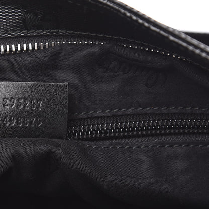 Gucci Imprime Monogram Small Flat Messenger Bag Black 7 of 10