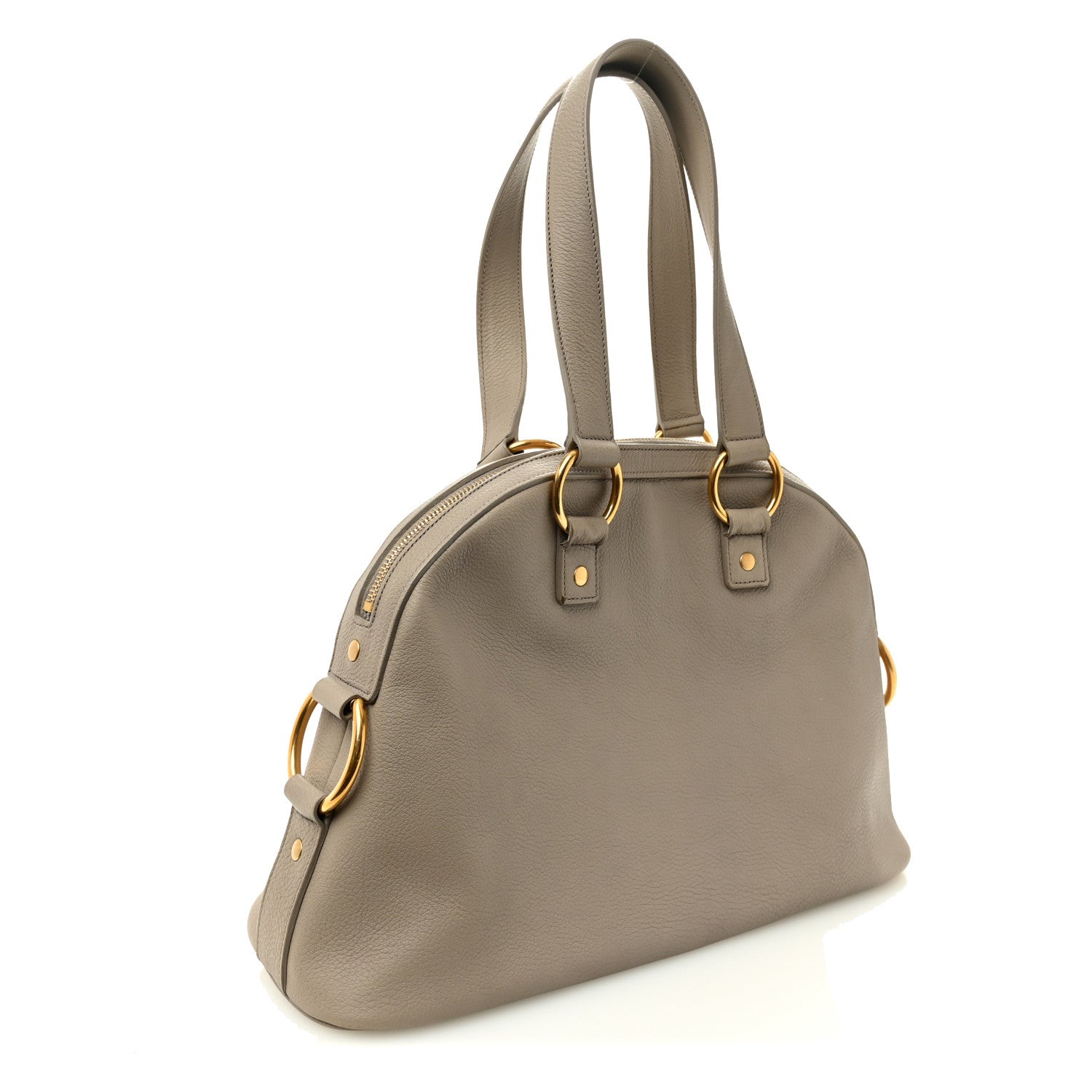 Saint Laurent Calfskin Medium Muse Mink 3 of 12
