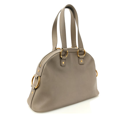 Saint Laurent Calfskin Medium Muse Mink 3 of 12