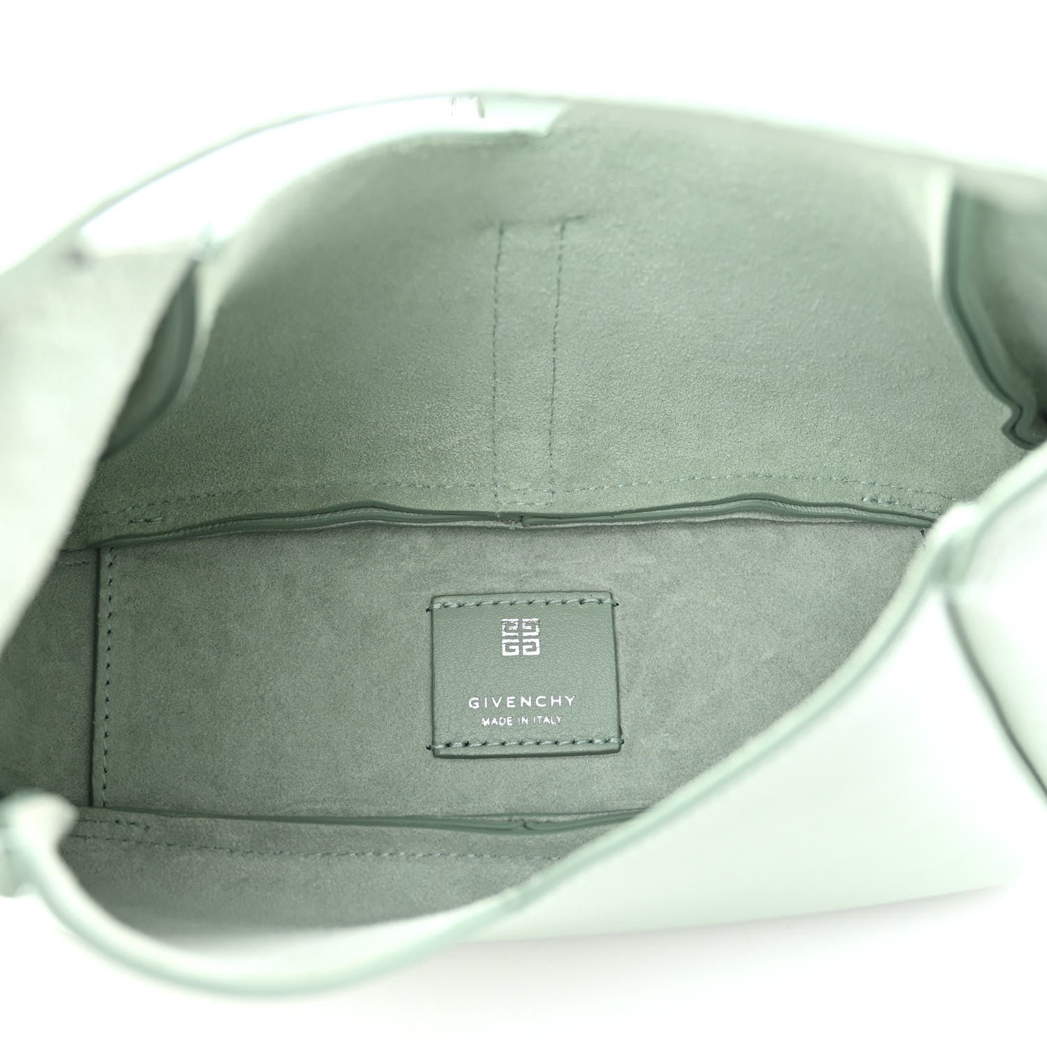 Givenchy Textured Calfskin Mini G Hobo Celadon 6 of 9