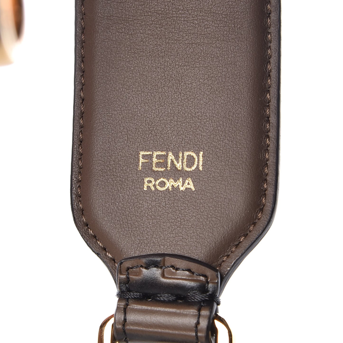 Calfskin FF 1974 Embossed Mini Strap You Maya Black
