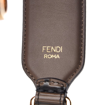 Fendi Calfskin FF 1974 Embossed Mini Strap You Maya Black 3 of 6