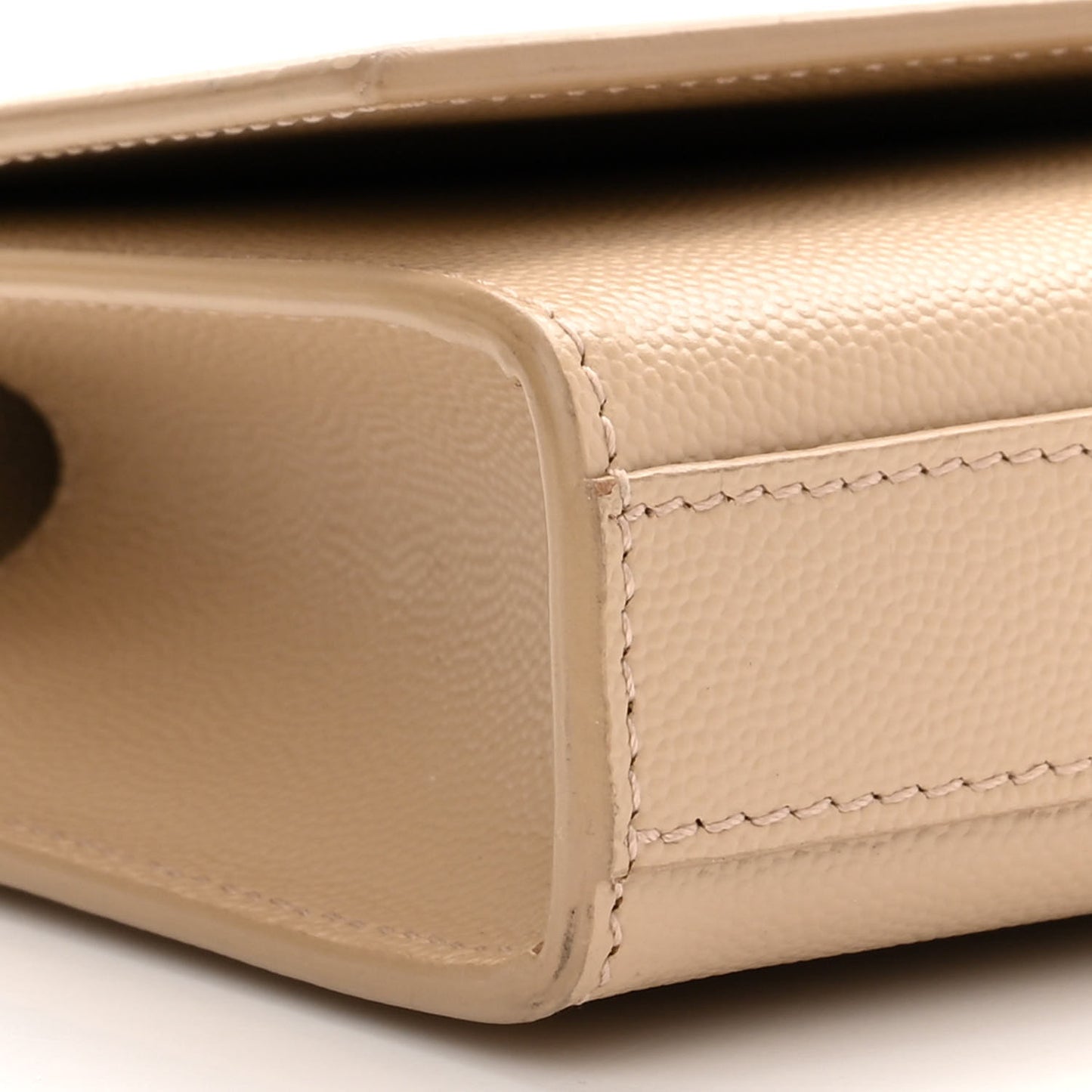Grain De Poudre Classic Monogram Cassandre Clutch Nude