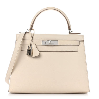Hermes Epsom Kelly Sellier 28 Craie 1 of 14