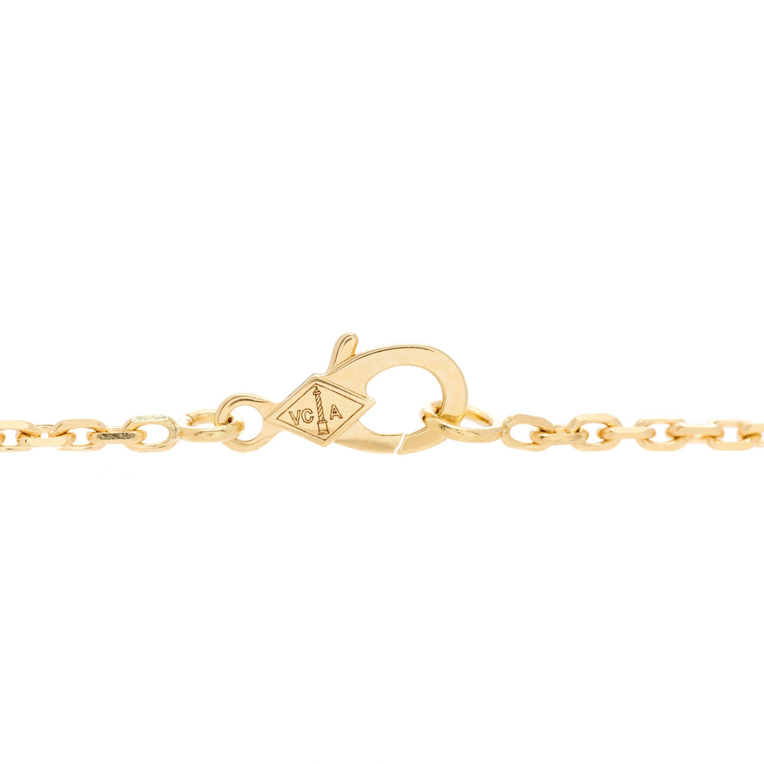 Van Cleef & Arpels 18K Yellow Gold Carnelian Magic Alhambra Long Necklace 6 of 7