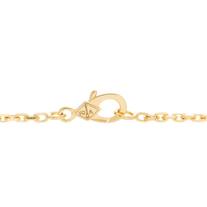 Van Cleef & Arpels 18K Yellow Gold Carnelian Magic Alhambra Long Necklace 6 of 7