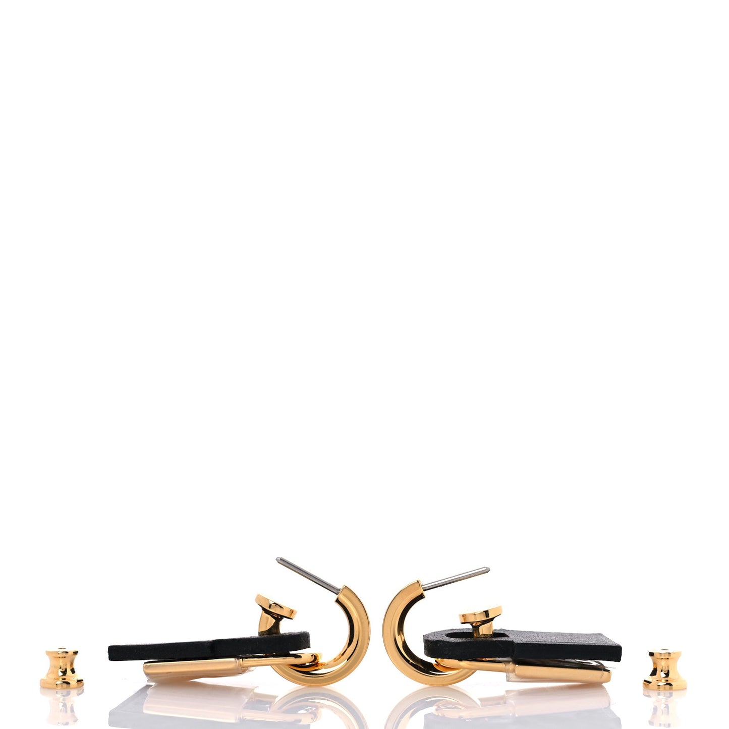 Gold Swift O'Kelly Earrings Black