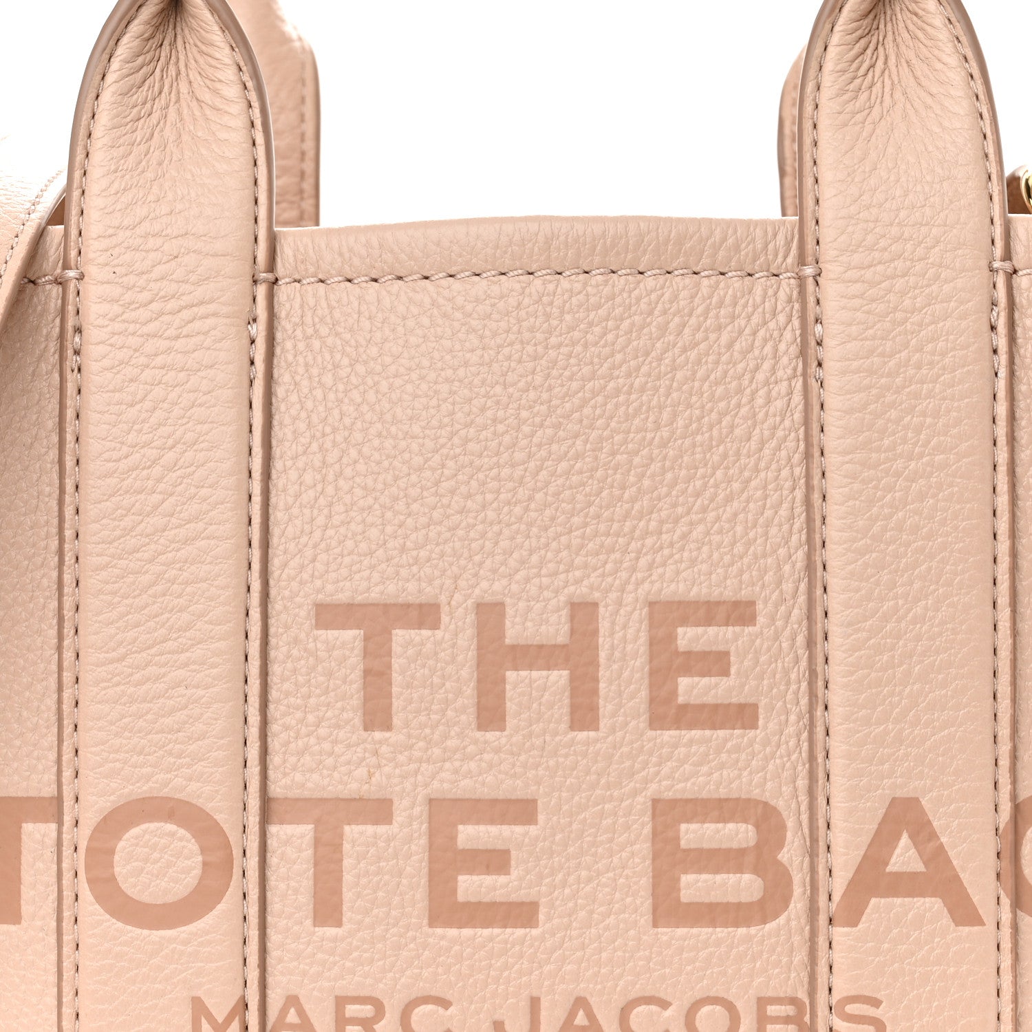 Marc Jacobs Grained Calfskin Small The Tote Bag Rose Dust 8 of 11