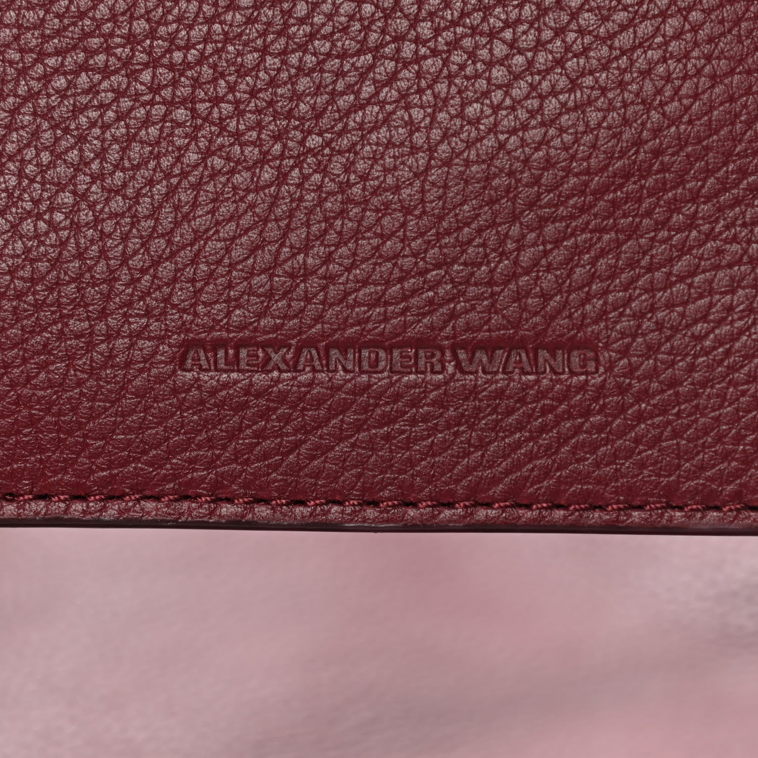 Alexander Wang Pebbled Calfskin Studded Roxy Hobo Burgundy 7 of 12
