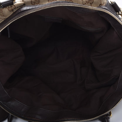 Gucci Monogram Medium Sukey Boston Bag Brown 10 of 10