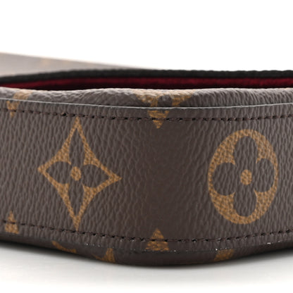Louis Vuitton Monogram Pochette Felicie Chain Wallet Fuchsia 11 of 15