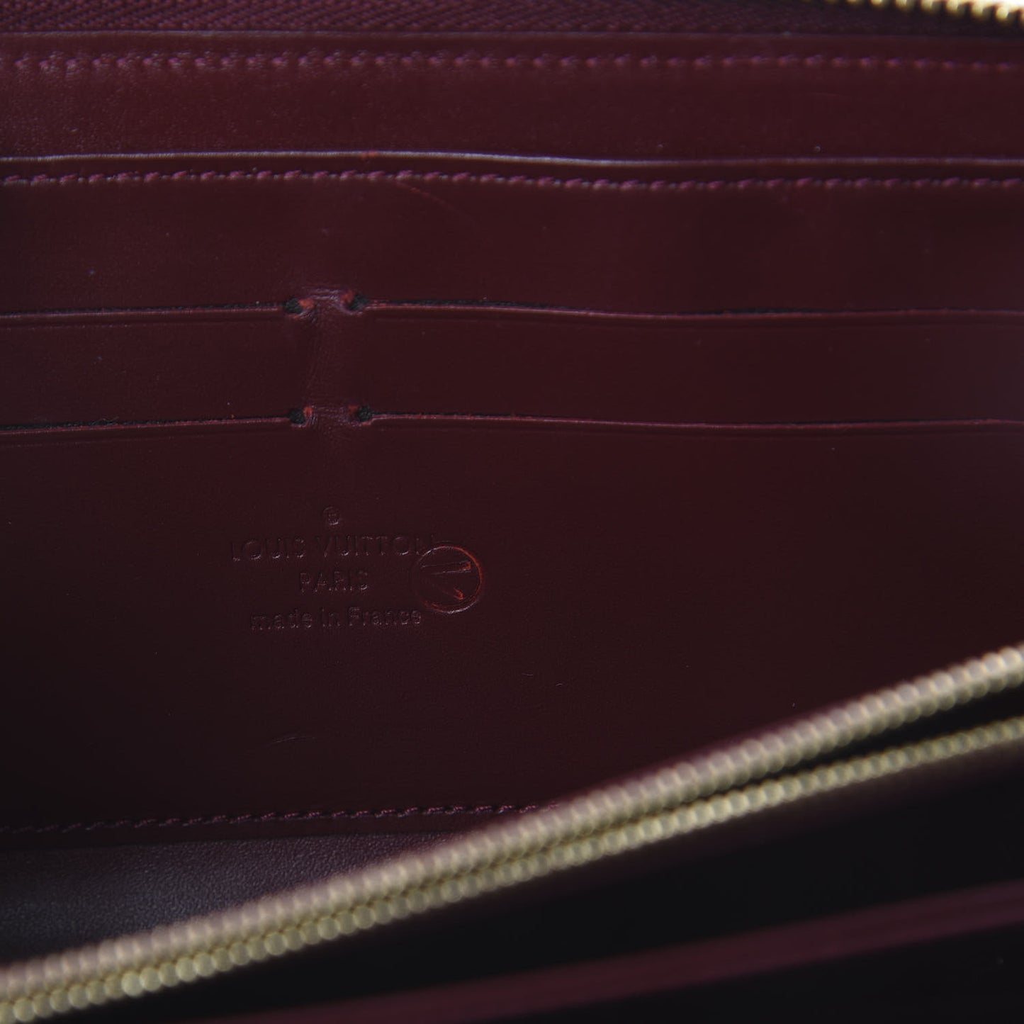 Vernis Zippy Wallet Griotte