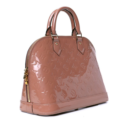 Louis Vuitton Vernis Alma PM Rose Velours 2 of 4